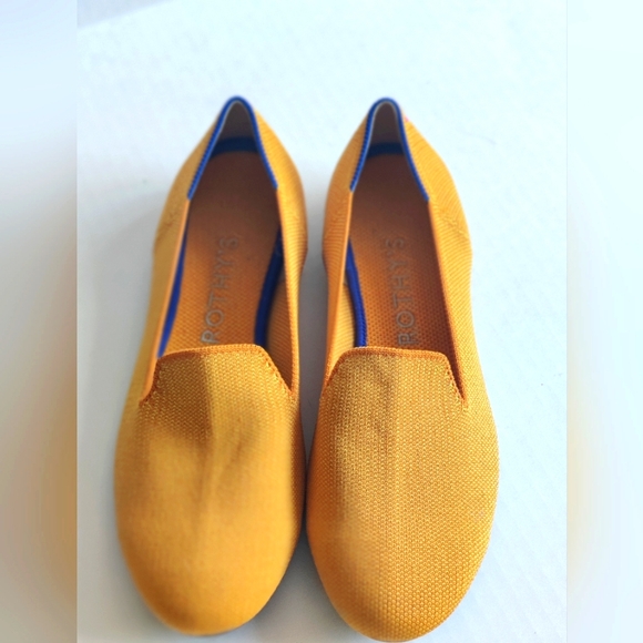 Rothy's Shoes - Rothy’s The Loafer – Sunflower Yellow with Pink Stripe | Size 8.5 NWOT
